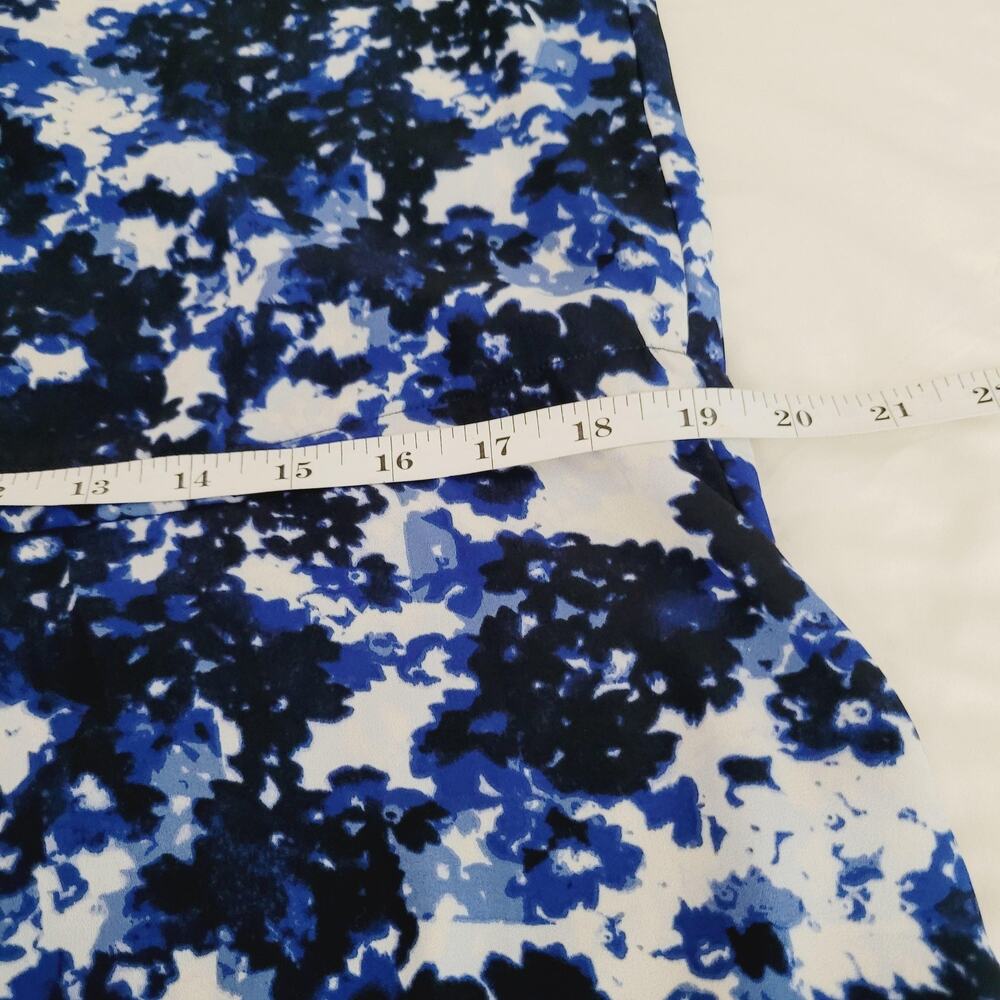 Lauren Ralph Lauren Dress Womens 8 Floral Drawstring Belted Lined Stretch - Picture 12 of 14